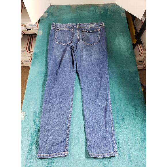 Tommy Hilfiger Jeans Size 14 Womens Blue Pants Stretch Mid Rise Amherst Skinny - Picture 11 of 13